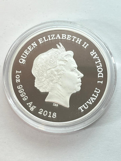 Tuvalu - Good Fortune - Lunar Dog 2 coin set - 2 oz