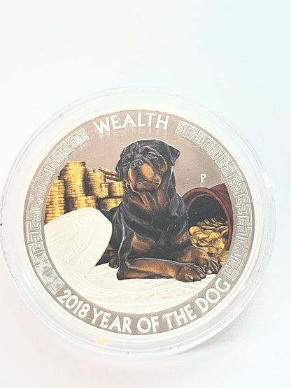 Tuvalu - Good Fortune - Lunar Dog 2 coin set - 2 oz