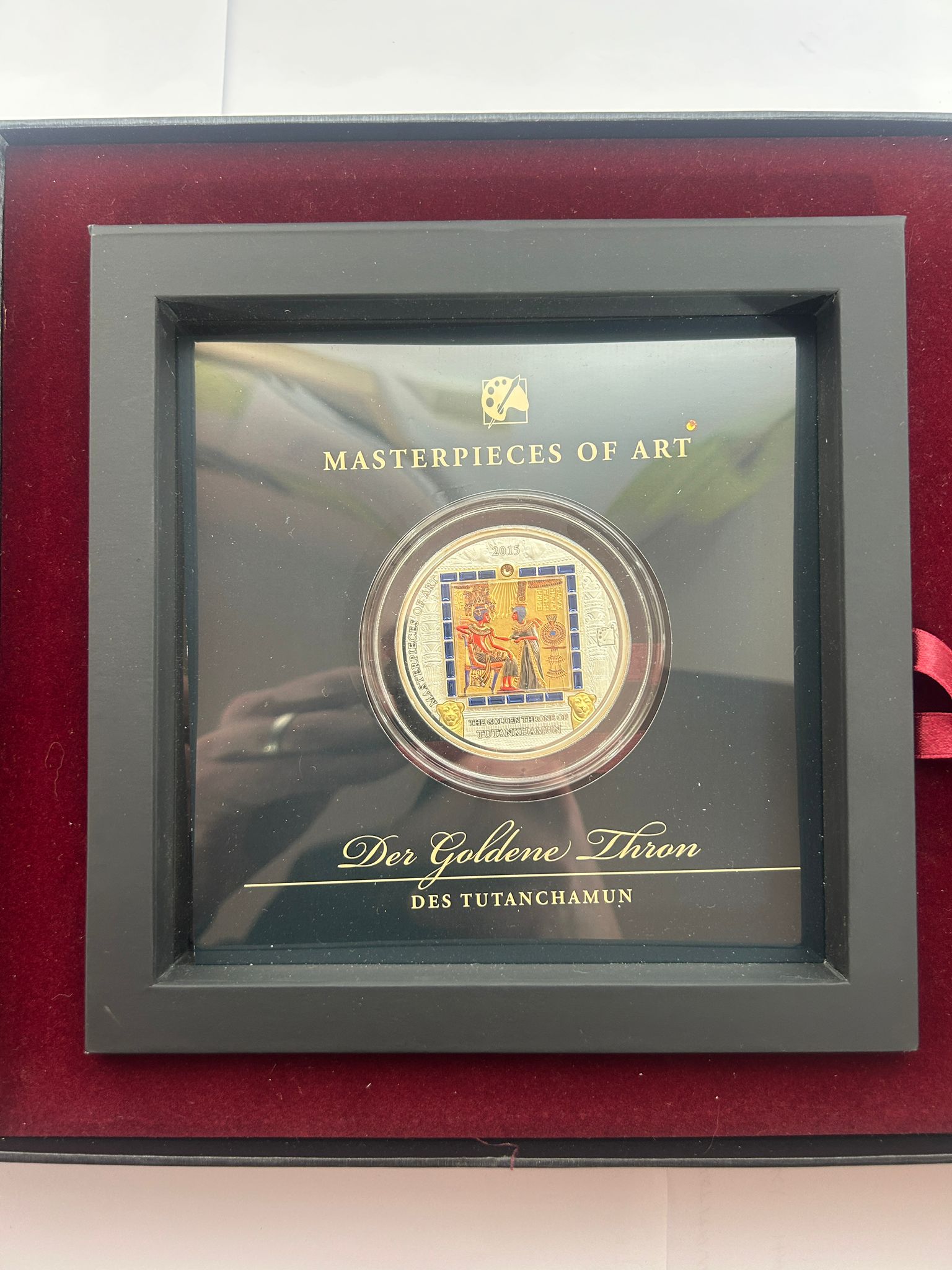 Masterpieces of Art – The Throne of Tutanchamun - 3 oz + 1/4 oz guld