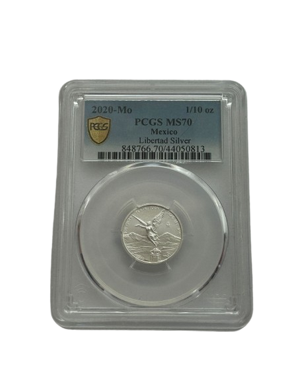 Mexico - Libertad Silver - PCGS MS 70 - 1/10 oz