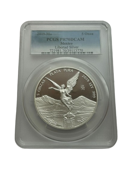 Mexico - Libertad Silver - PCGS PR 70 DCAM - 5 oz