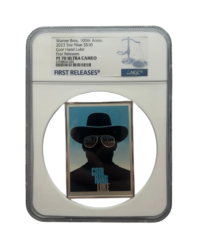 MS70 - Cool Hand Luke Warner Bros Art of the 100th MS 70 - 5 oz