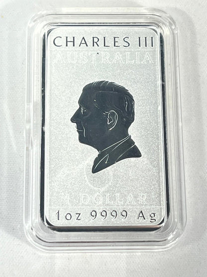 Silver bars Rectangular Dragons 8 x 1 oz