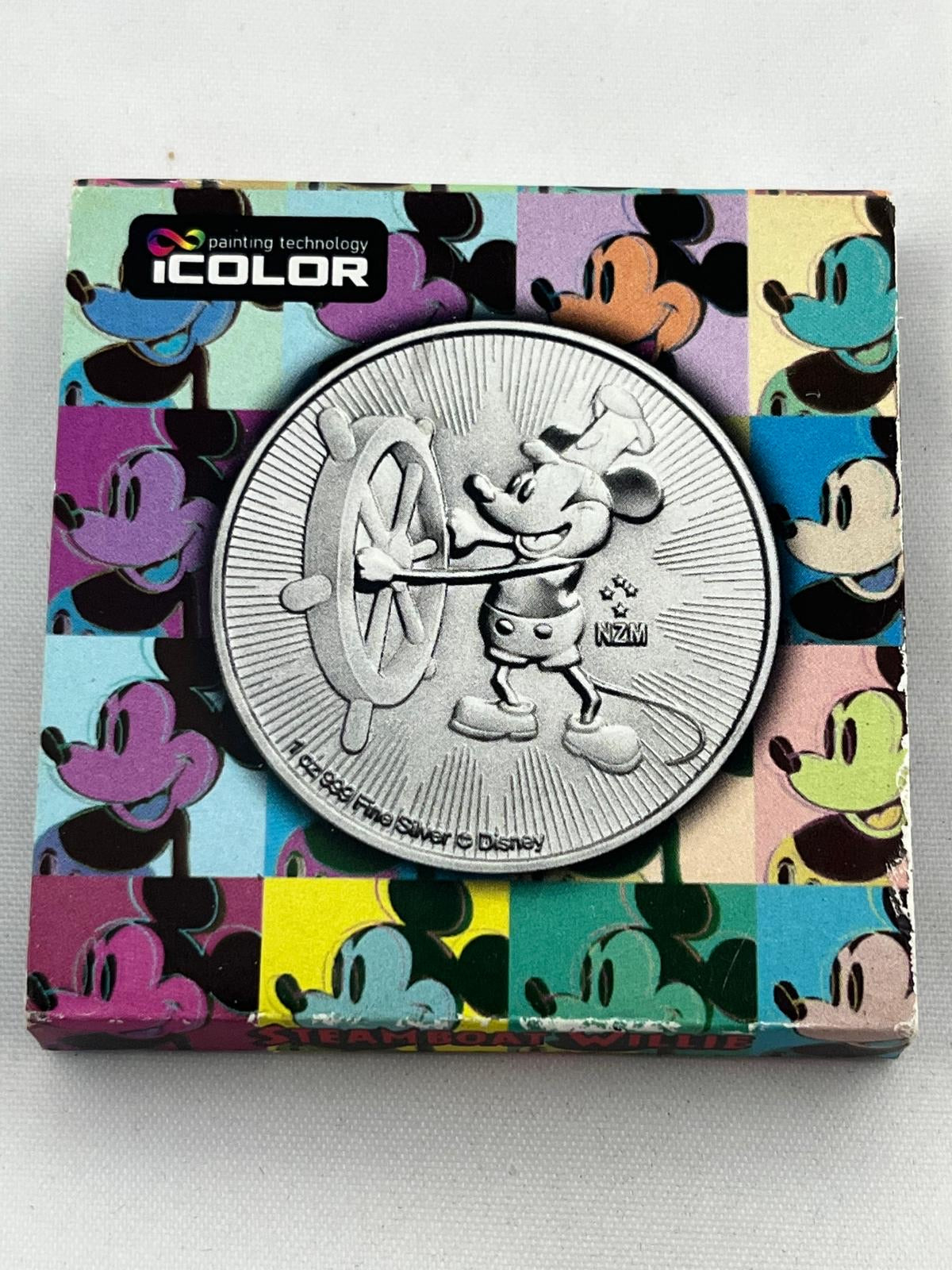Mickey Mouse Steamboat Willie Blue 1 oz