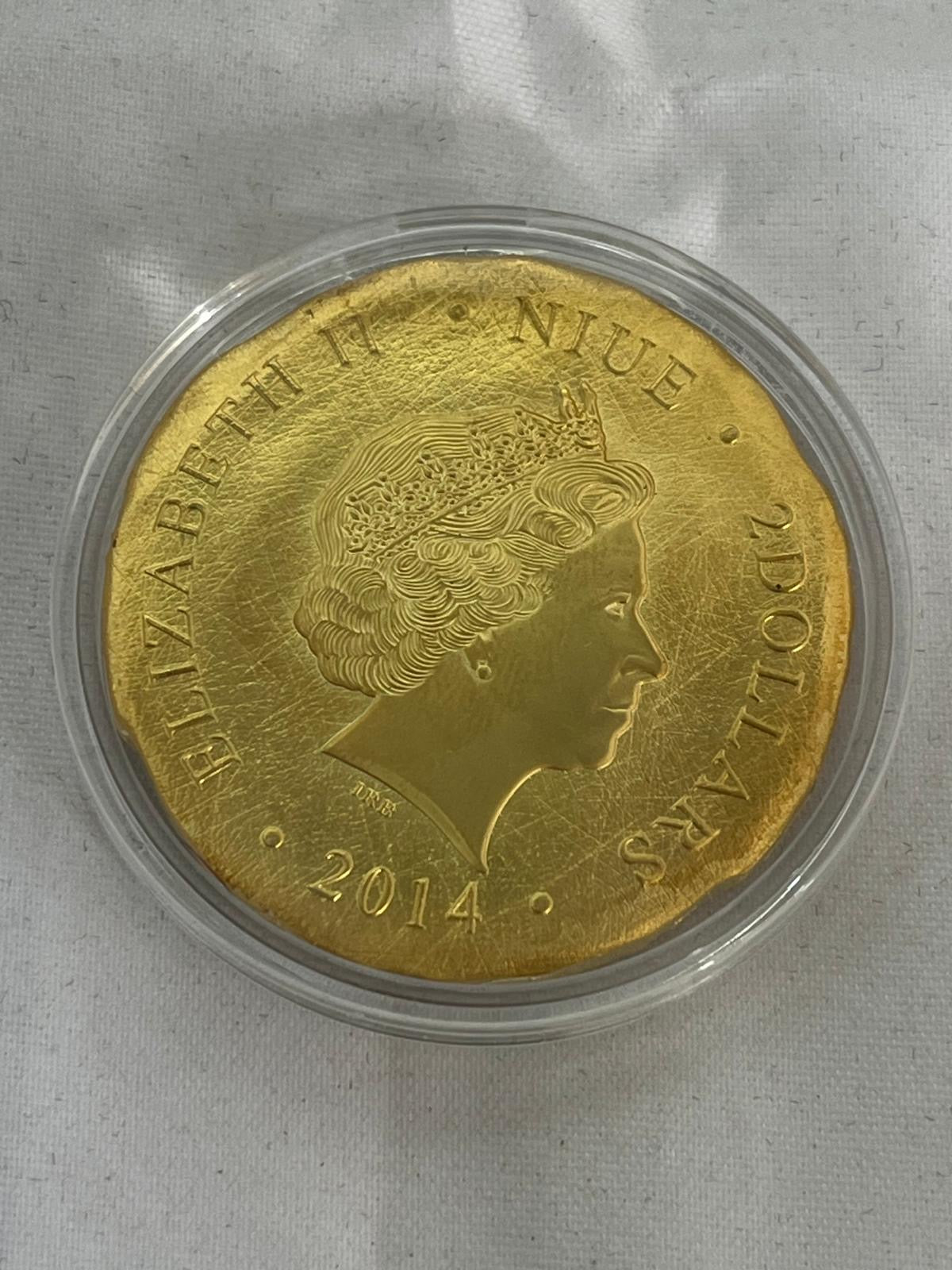 Roundel of Saint Panteleimon Gilded - 1 oz