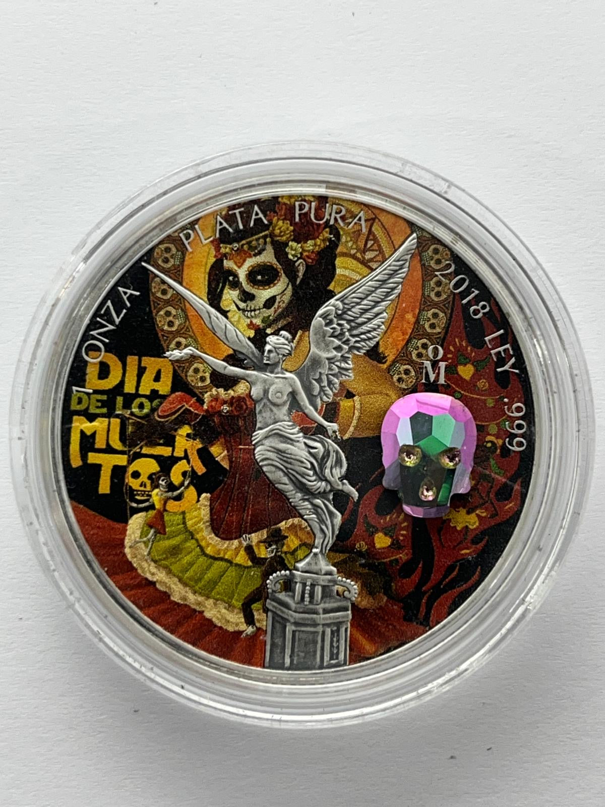Crystal Skull Dia De Los Muertos #5 - 1  oz
