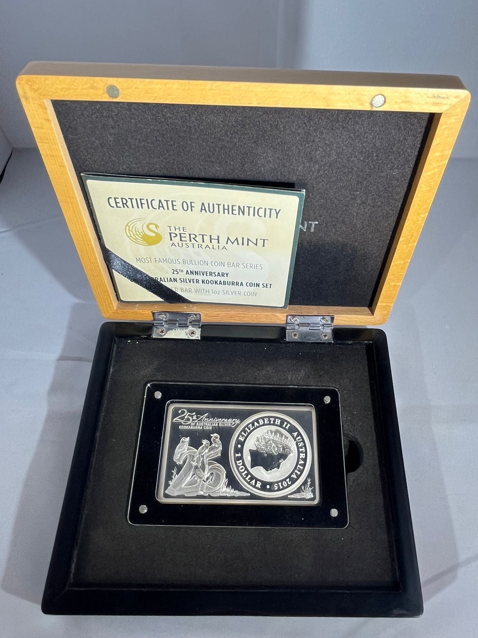 Kookaburra 2015 Coin Bar 2 + 1 oz
