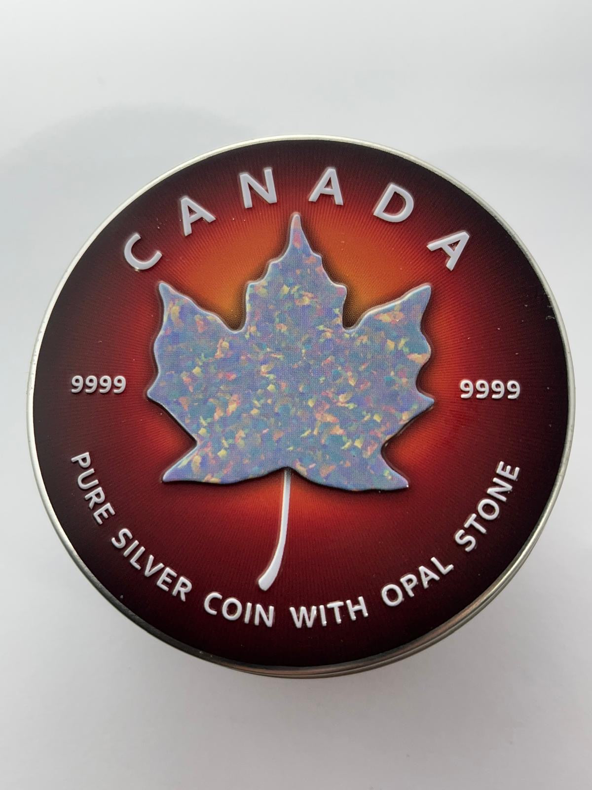 Red Opal Red/White background - 1 oz