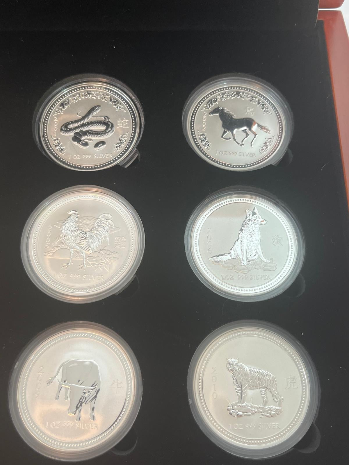 12 x 1 oz - Lunar Series I Complete 1999-2010
