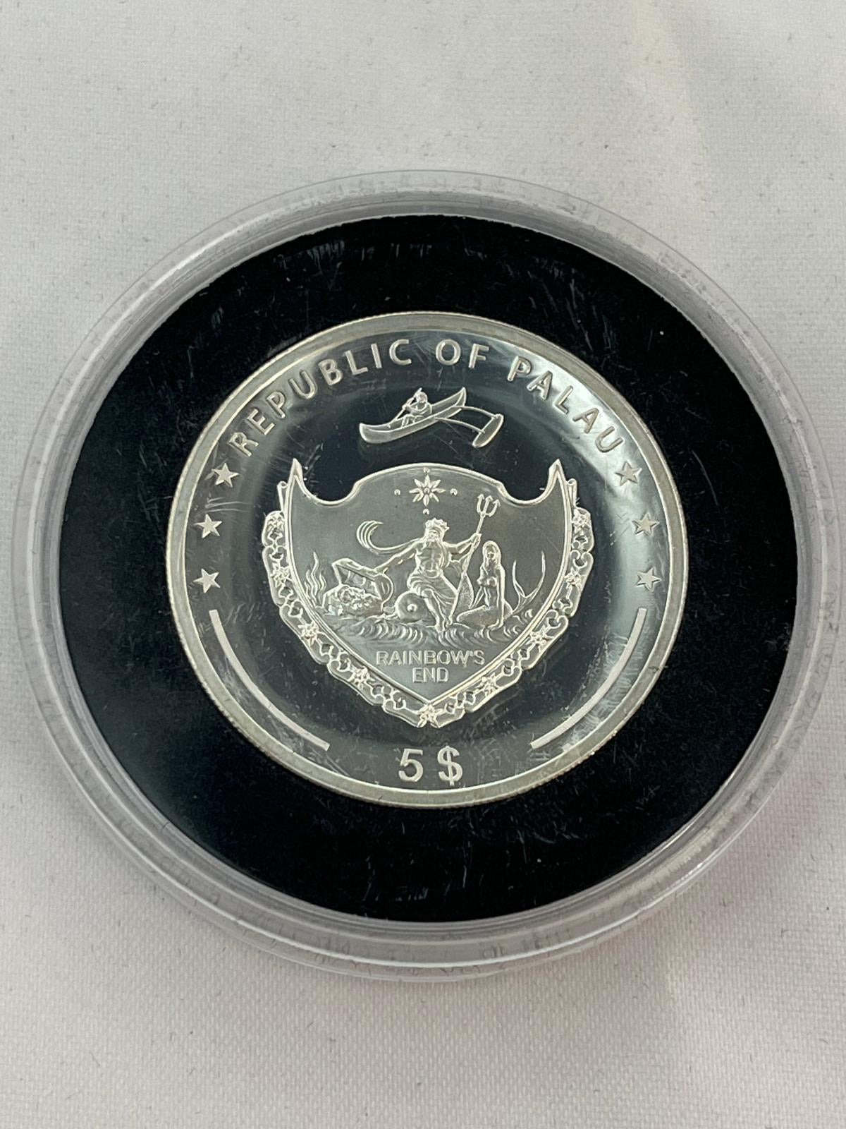 Lunar Year of the Snake with Red Crystal Eye 1 oz