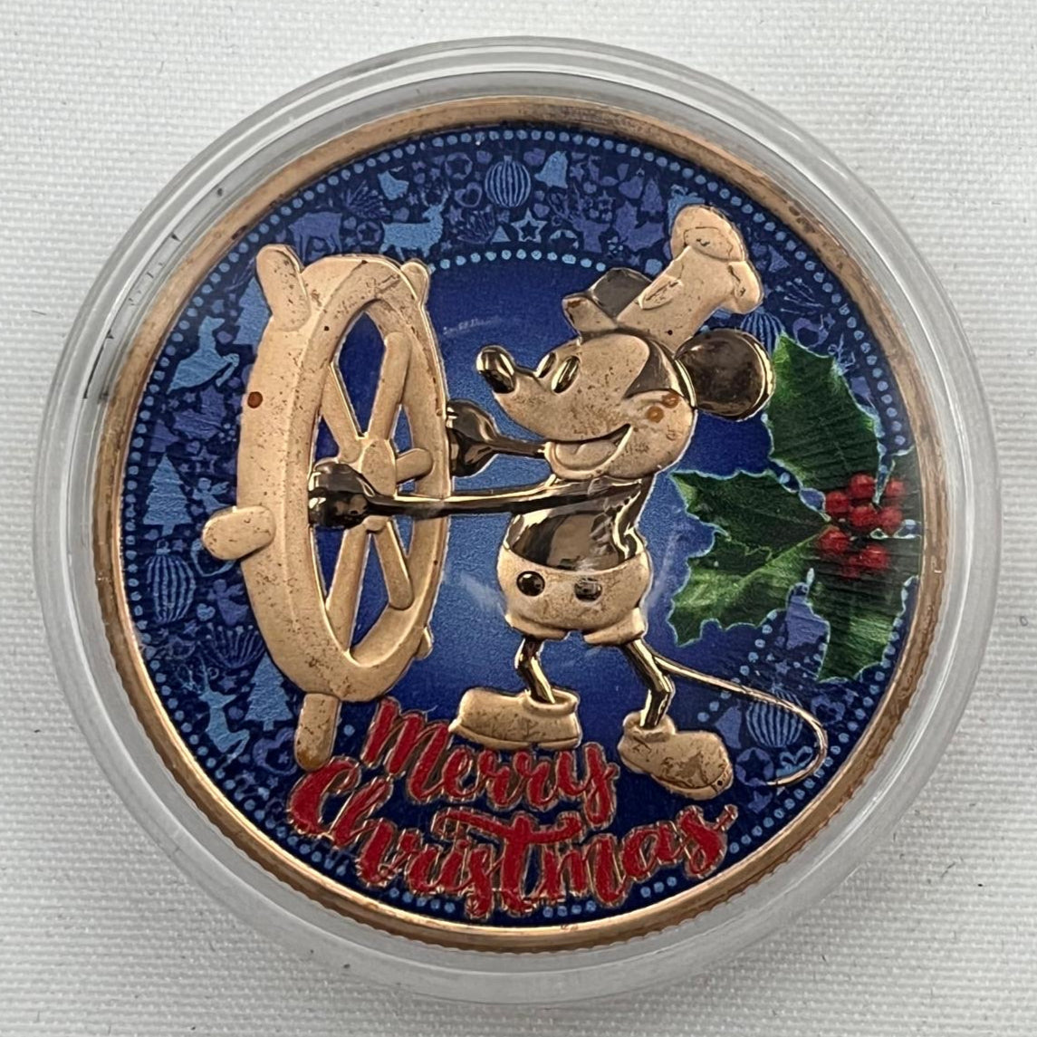Mickey Mouse Steamboat Willie X-Mas Blue 1 oz