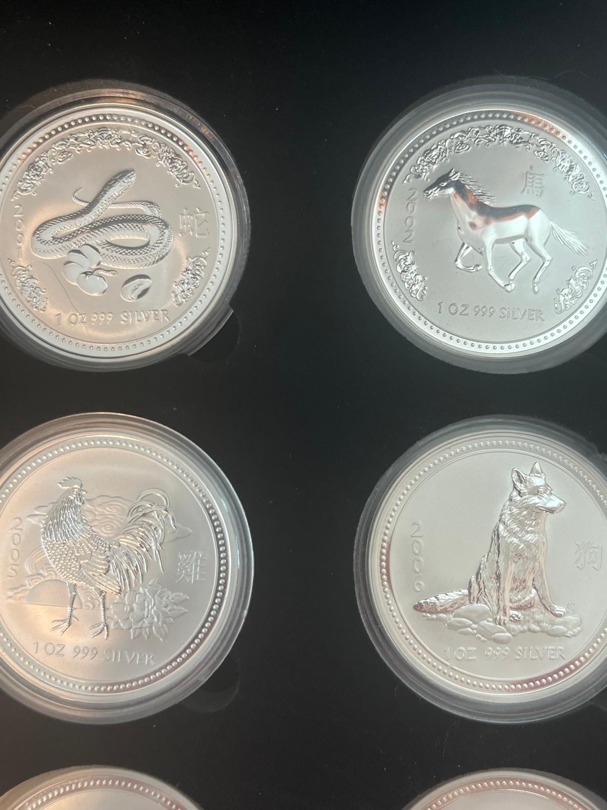 12 x 1 oz - Lunar Series I Complete 1999-2010