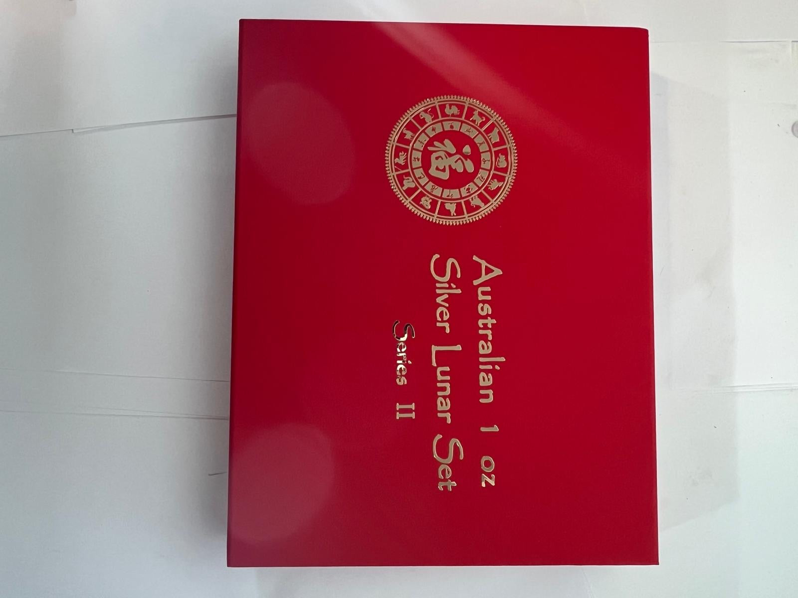 12 x 1 oz - Lunar Series II Complete 2008-2019