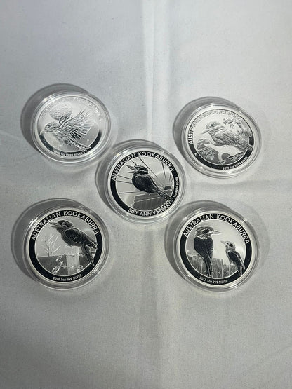 Kookaburra Collection (1990 - 2025) 1oz x 36