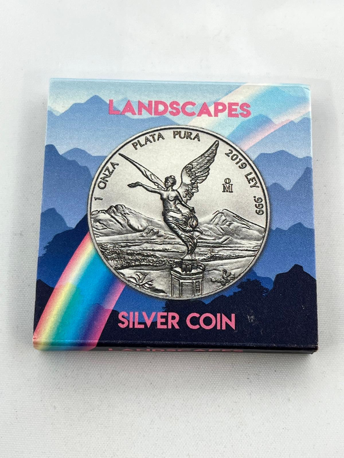 Mexican Libertad Landscapes Rainbow and Lightning 1 oz