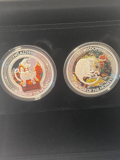 14 x 1 oz - Lunar Good Fortune Komplett set 14 x 1 oz (7 sets 2 x 1 oz)