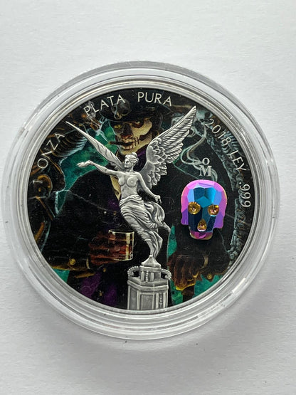 Crystal Skull Dia De Los Muertos #1 - 1  oz