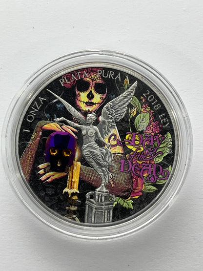 Crystal Skull Dia De Los Muertos #3 - 1  oz