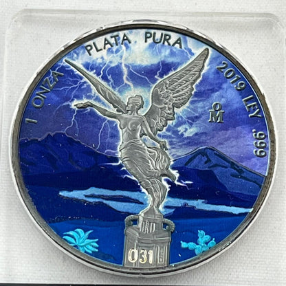 Mexican Libertad Landscapes Space Blue 1 oz