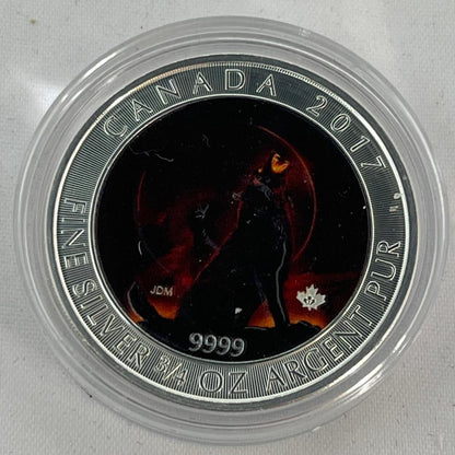 Colorized Wolf 1 oz