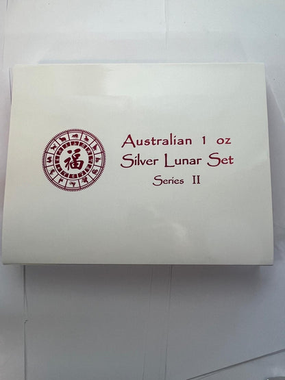 12 x 1 oz - Lunar Series II Complete 2008-2019
