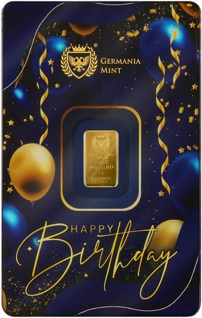 Germania Mint - Gold Bar - Happy Birthday