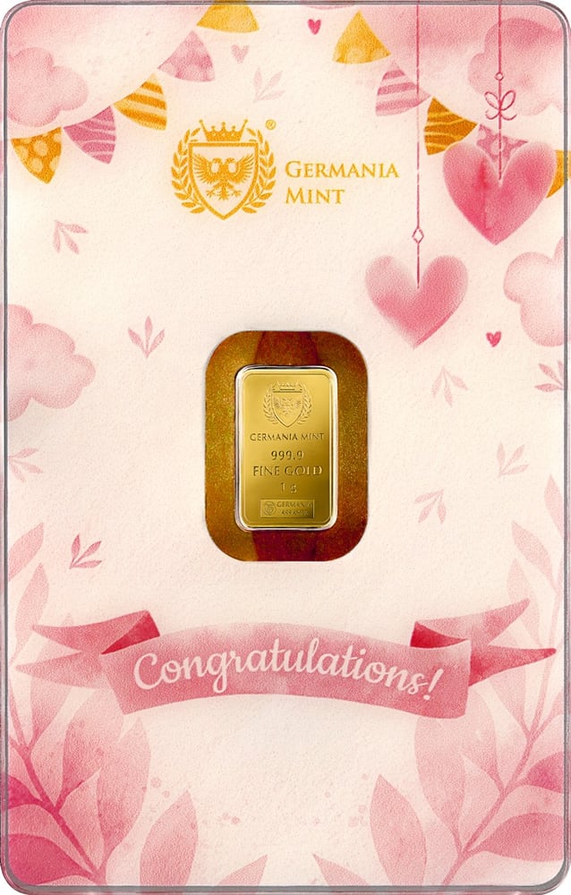 Germania Mint - Gold Bar - New Born Girl