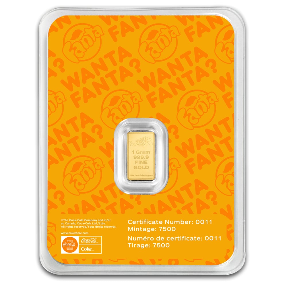 PAMP - Fanta - Gold bar