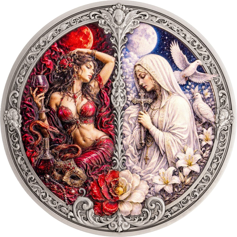 Niue - Seven Sins & Virtues - Lust vs Chastity