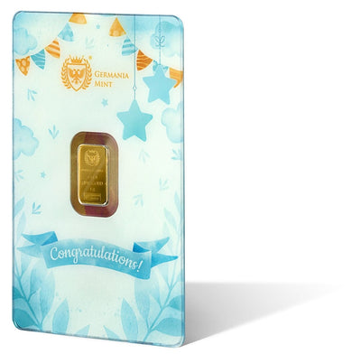 Germania Mint - Gold Bar - New Born Boy