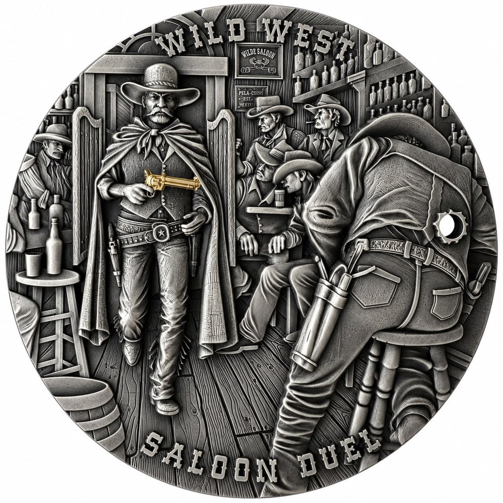 Cameroon - Wild West – Saloon Duel