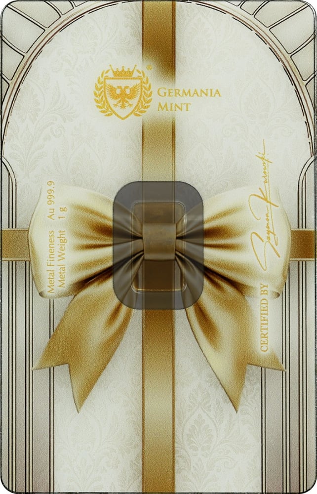 Germania Mint - Gold Bar - Best Wishes