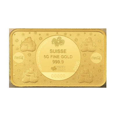 PAMP - Coca-Cola Polar Bears 3 - Gold Bar 5 g