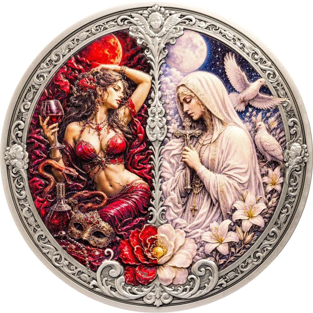 Niue - Seven Sins & Virtues - Lust vs Chastity