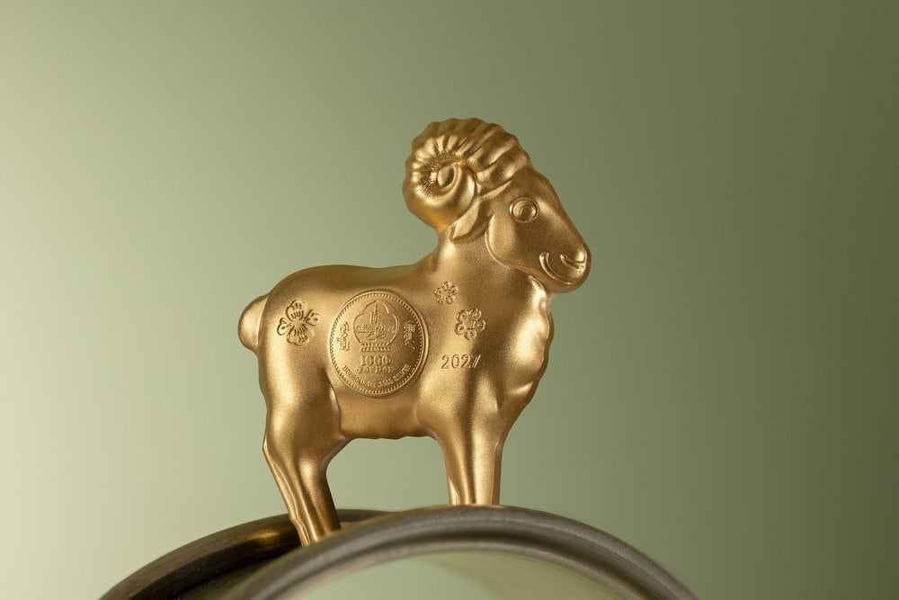 Mongolia - Lunar Year Collection – Fluffy Gilded Sheep