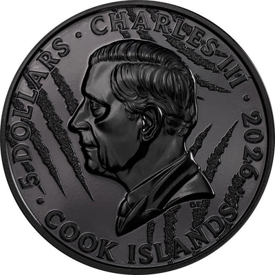 Cook Islands - Black and White – Lion
