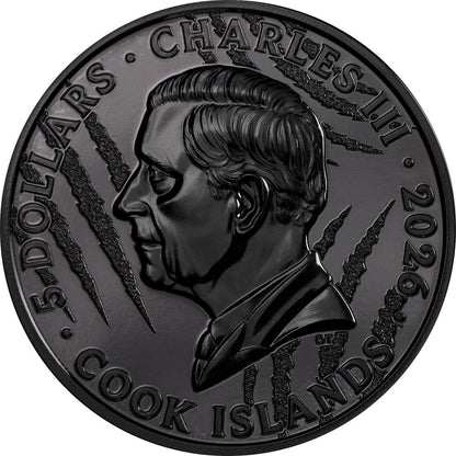 Cook Islands - Black and White – Lion