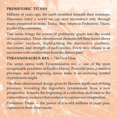 Cameroon - Prehistoric Titans - Tyrannosaurus Rex