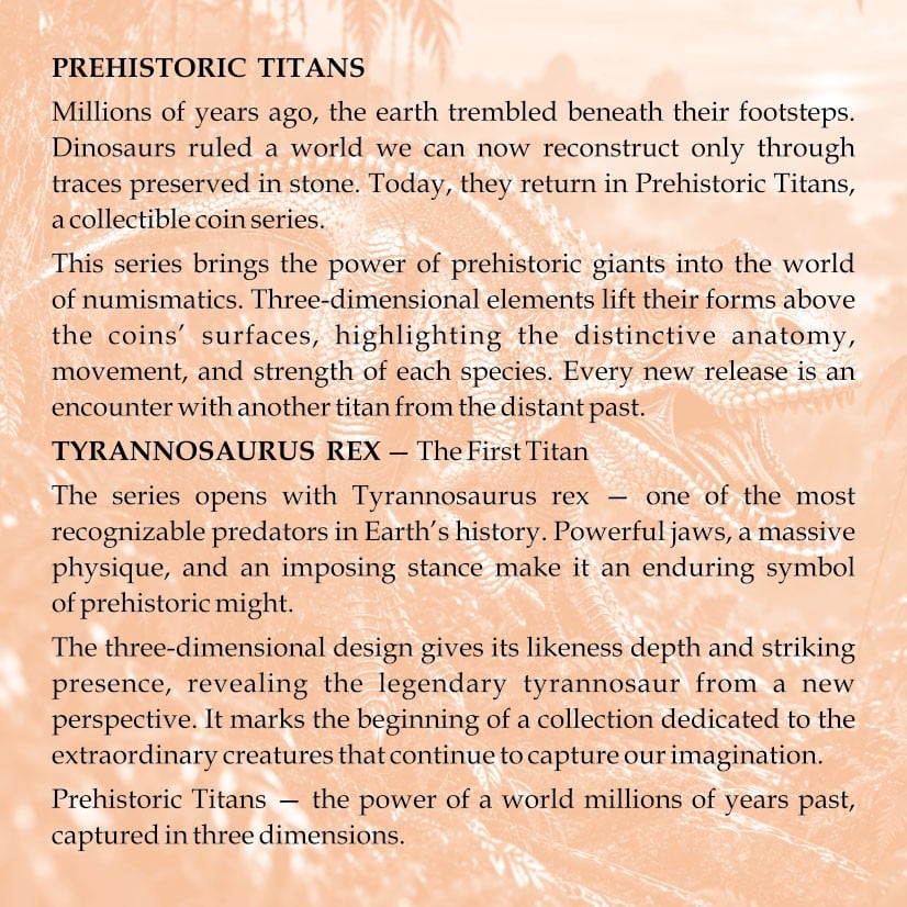 Cameroon - Prehistoric Titans - Tyrannosaurus Rex
