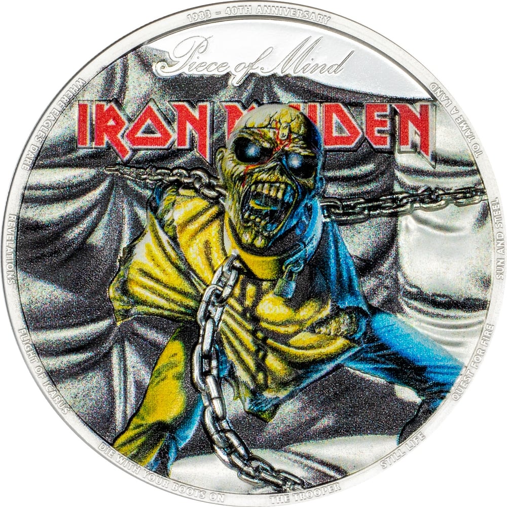 Cook Islands - Iron Maiden - Piece of Mind