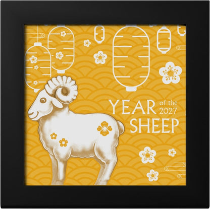 Mongolia - Lunar Year Collection – Fluffy Gilded Sheep