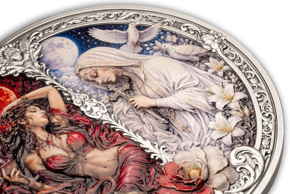 Niue - Seven Sins & Virtues - Lust vs Chastity