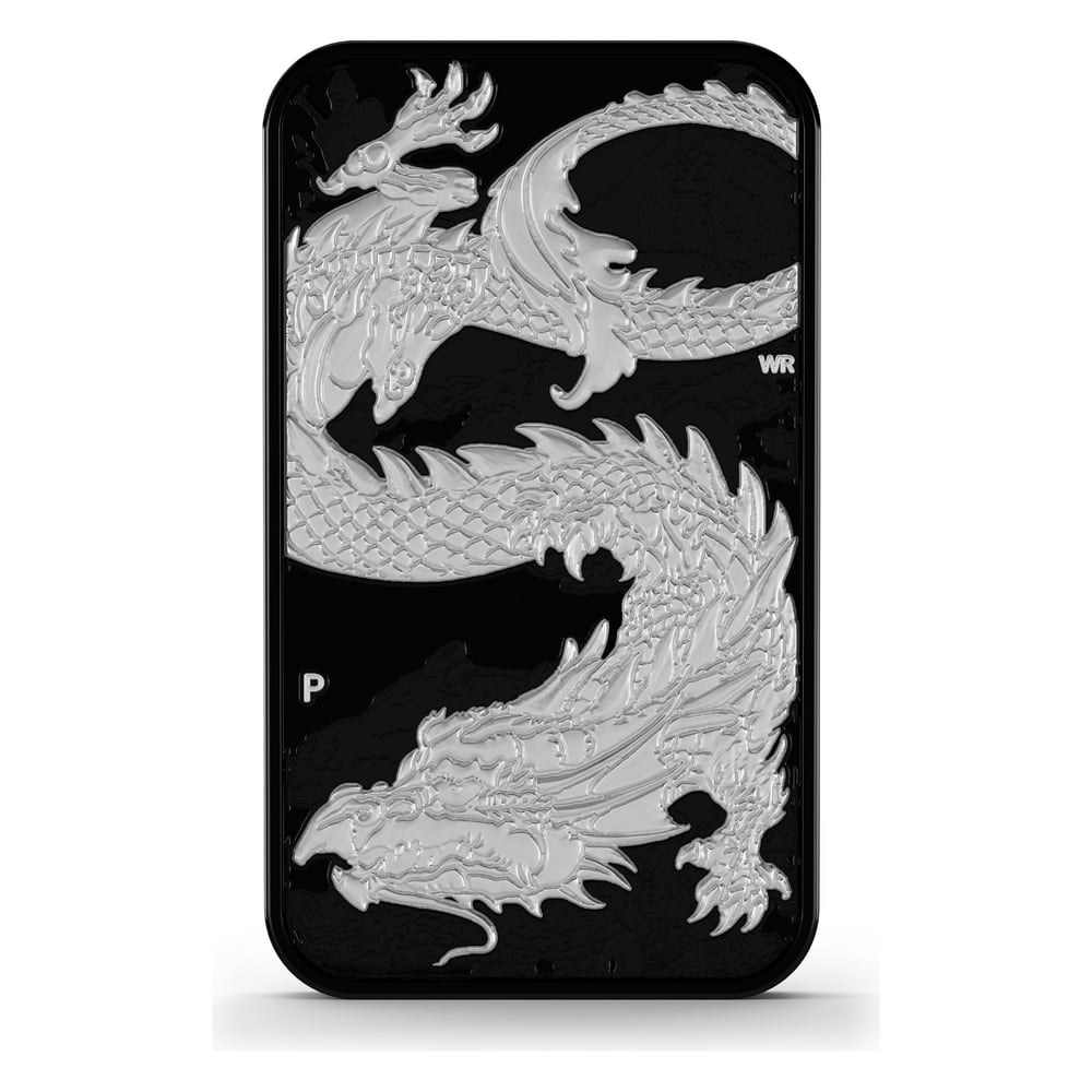 Australia - Rectangle Dragon - Vesper - Ruthenium & Silver