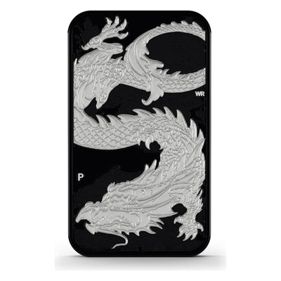 Australia - Rectangle Dragon - Vesper - Ruthenium & Silver