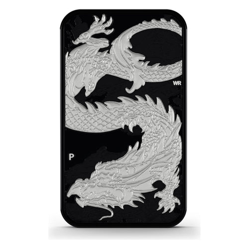 Australia - Rectangle Dragon - Vesper - Ruthenium & Silver