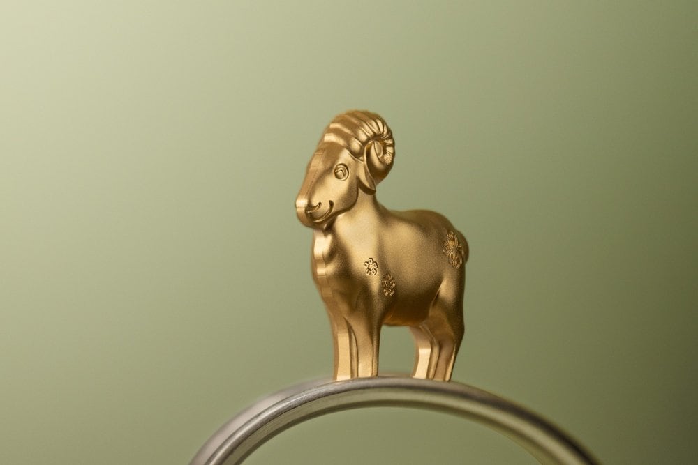 Mongolia - Lunar Year Collection – Fluffy Gilded Sheep
