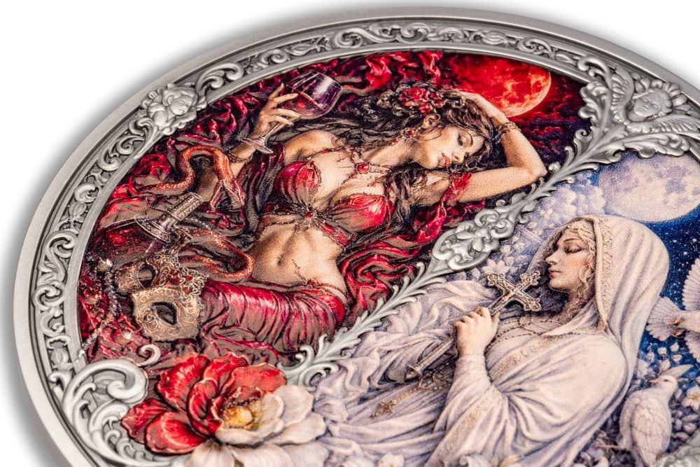 Niue - Seven Sins & Virtues - Lust vs Chastity