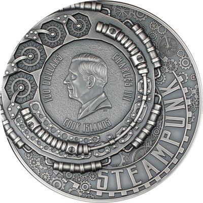 Cook Islands - Steampunk 2024 – Nautilus - 1 kg