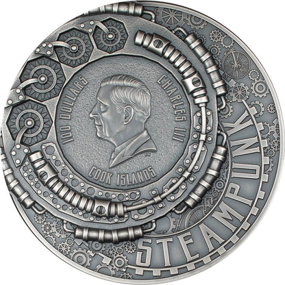 Cook Islands - Steampunk 2024 – Nautilus - 1 kg