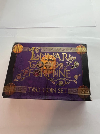 Tuvalu - Good Fortune - Lunar Pferd 2er Münzset - 2 oz